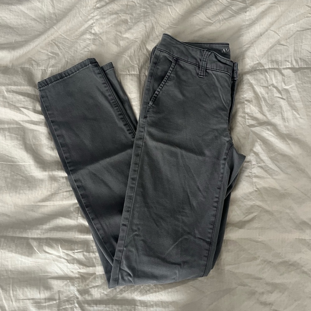 Skinny Grey American Eagle Pants